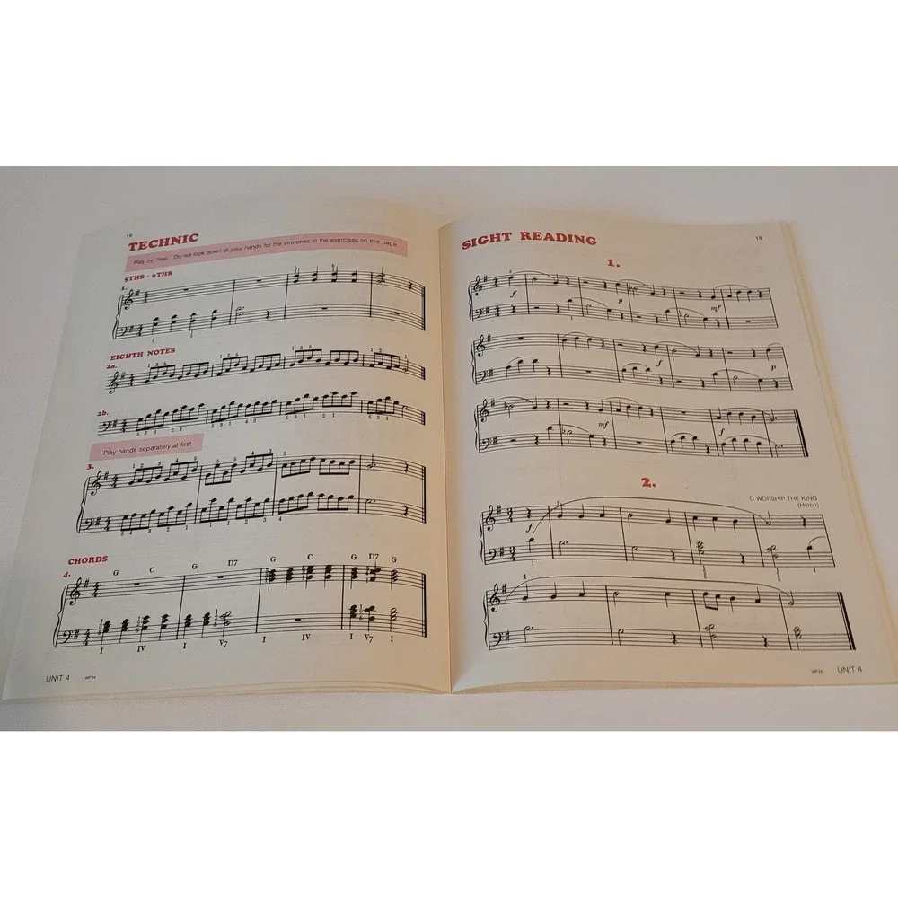 Bastien Musicianship for the Older Beginner Piano Level 1 WP34 James Bastien G - Picture 4 of 4